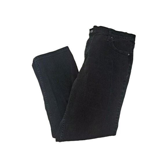 Lee Riders Women's Size 18 Black Jeans 38x30 Relaxed - Picture 1 of 6